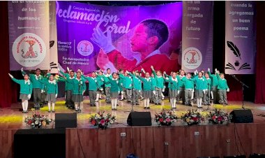 Con éxito se realiza en CDMX el Concurso Regional de Poesía coral e individual infantil