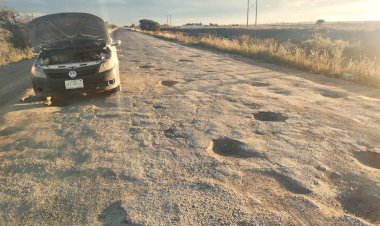 Preocupa el estado de la carretera Calera-Santiaguillo