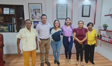 Yensunni Martínez, recibe a dirigentes antorchistas de Chetumal