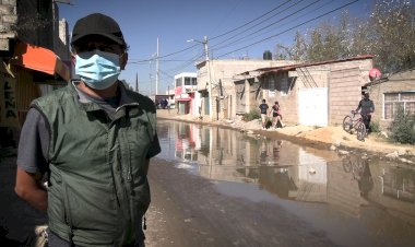 Colonia Víctor Puebla de Texcoco, en crisis por aguas negras