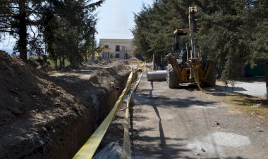 Conexión de red de drenaje en La Antorcha beneficia a 80 familias