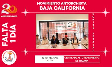 Falta 1 día para el 20° aniversario de Antorcha den Baja Cakifirnia #YoSíVoyAlAniversarioDeAntorcha