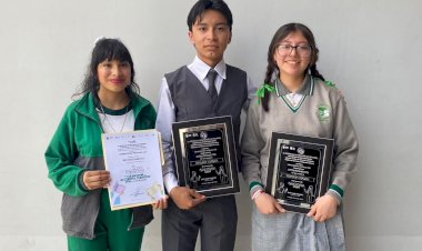 Triunfan alumnos de las Telesecundarias Rafael Ramírez y Margarita Morán en concurso de oratoria
