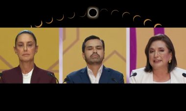 Eclipse solar opacó el debate presidencial