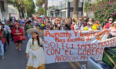Atentan contra el derecho a la manifestación en Puebla