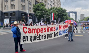 Campesinos de Tláhuac marchan por apoyos, Gobierno de la CDMX los reprime