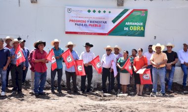 Inician construcción de clínica en Olomatlán