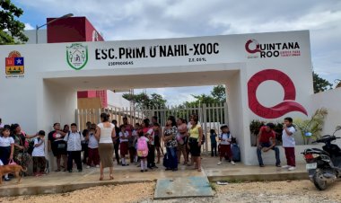 Solicitan la intervención de la Gobernadora Mara Lezama para que atienda la conexión de energía electrifica de escuela primaria, en Cancún