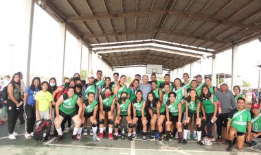 Anuncia Antorcha Torneo Estatal de Voleibol en Veracruz