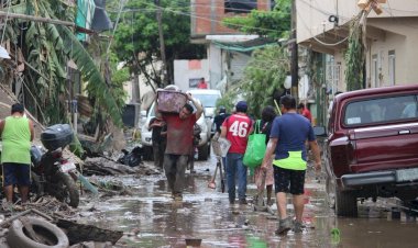 Ni solidaridad ni ayuda: solo propaganda en la visita de Sheinbaum a Poza Rica