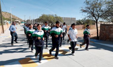 Gestoría antorchista logra obras para Fresnillo