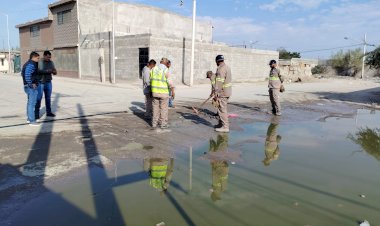 Drenaje colapsado en colonia Zaragoza Sur afecta a 2 mil familias