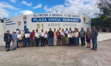 Antorchistas obtienen cesión de derechos de predios en Cancún