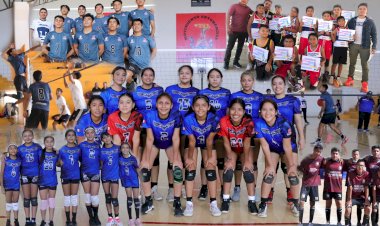 Encuentro de voleibol antorchista, espíritu triunfador del pueblo