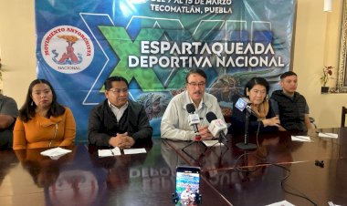 Anuncian Espartaqueada Deportiva Nacional 2026 en Tecomatlán; llegarán 30 mil deportistas