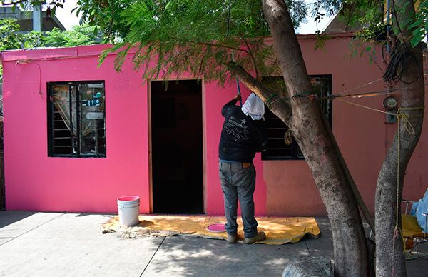 Antorcha logra en Monterrey pintura para casas de antorchistas - Movimiento  Antorchista Nacional